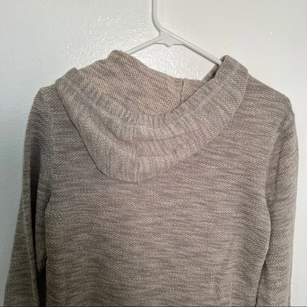 Vans Women's Size XS Hoodie Hooded Sweatshirt Gray Green Knit Kangaroo Pocket - Image 9