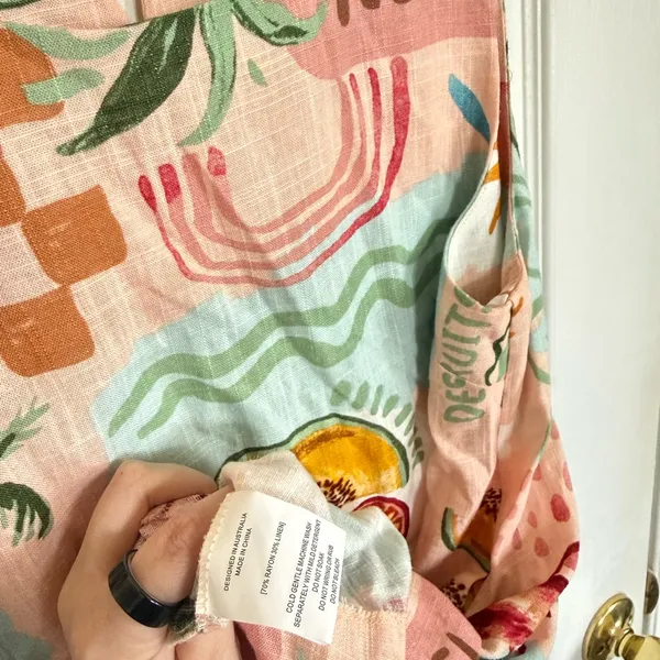 Anthropologie Paper Hearts MATTHEW MINI DRESS SUMMER HAZE - Image 8