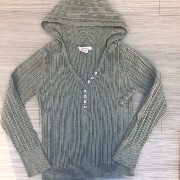 Natural Reflections Green‎ hooded sweater Size Medium - Image 8