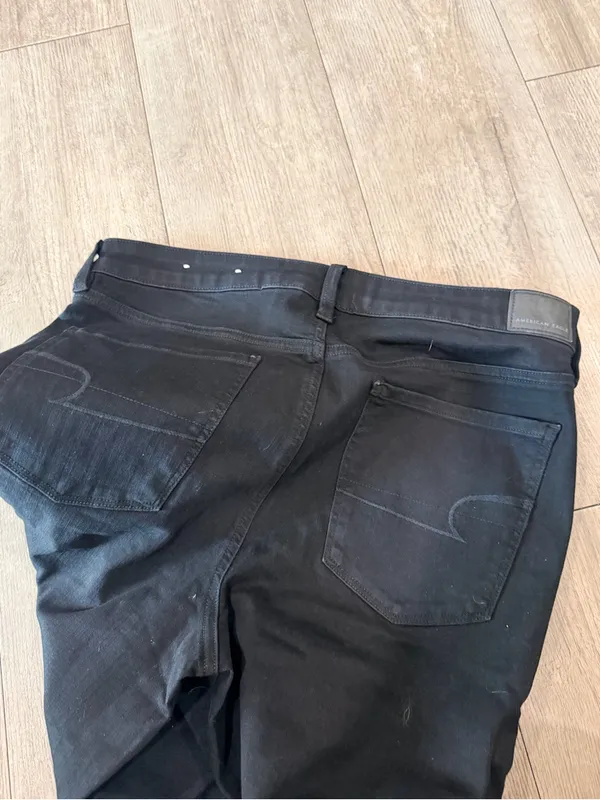 American Eagle Outfitters Men's Slim Black Jeans - Image 10