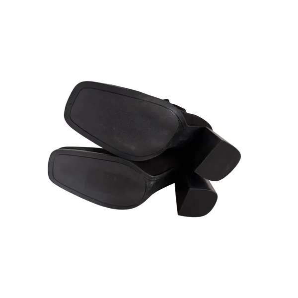 Nine West Domaey Black Suede Slouchy Square Toe Block Heel Boots Womens‎ 9M - Image 6