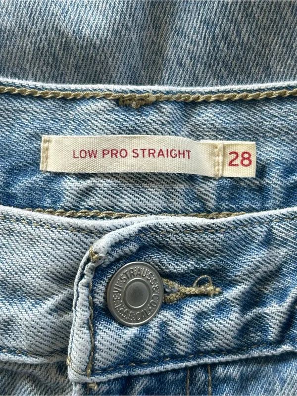 Levi’s Low Pro Straight Women's Jeans Sz 28 90s Retro Grunge Normcore Y2K Baggy - Image 13