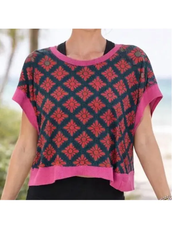 Natural Life Cut Out Cotton Cover-Up Top Women’s Size L NWT - Image 4