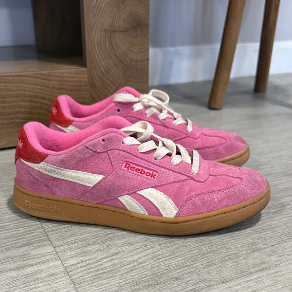 Reebok Forte Lounger Pink and Red Sneakers - Image 2
