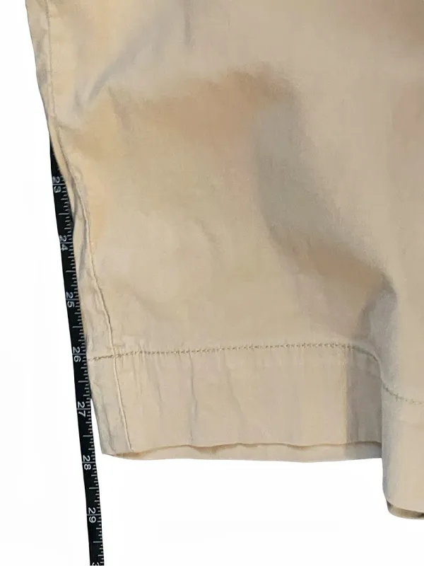 Maeve Anthropologie Colette High Rise Wide Leg Pants Beige Size 31 - Image 11