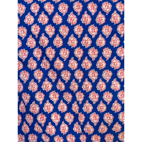 J. Crew Blue Pink Paisley Floral Tunic Top Large Boho Split Neck 3/4 Sleeve - Image 6