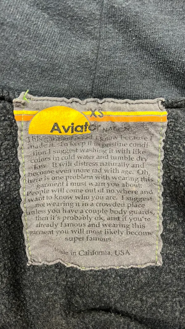 Aviator Nation Bolt Zip Up Hoodie - Image 3