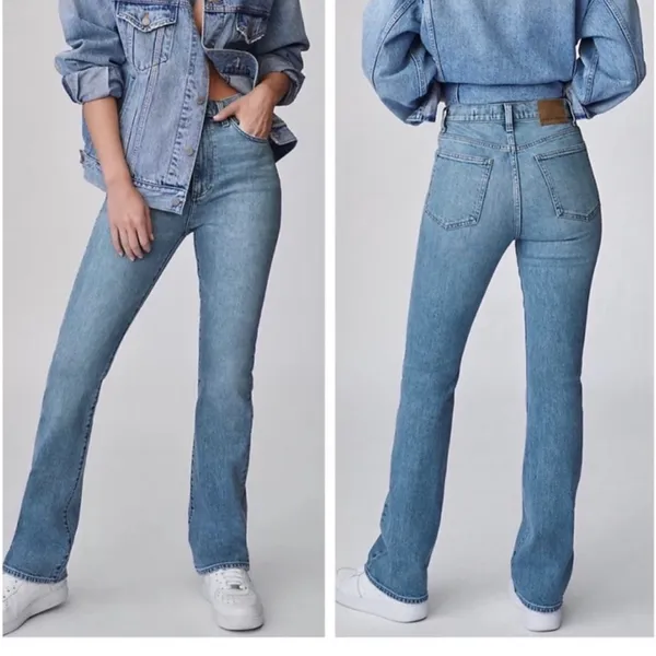 Aritzia Denim Forum The Bailey High Rise Boot 90s High Rise Bootcut Jeans 28 - Image 3
