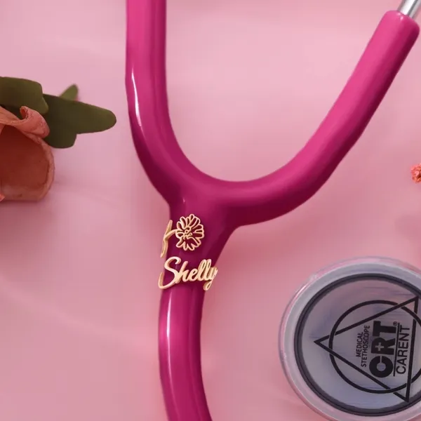 NWT Rose Gold Stethoscope Charm Pink - Image 2