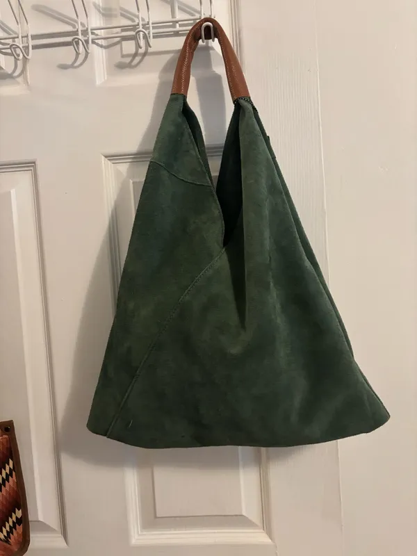 Italian leather bag Green - Image 4