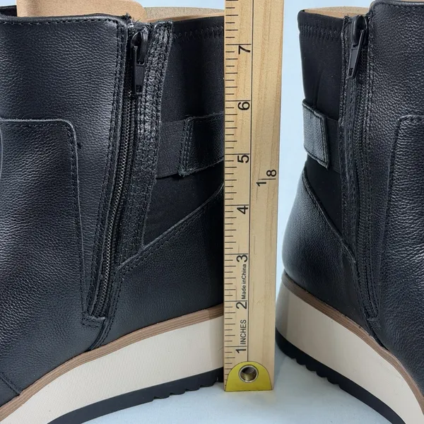 Clarks Collection Size-7M‎ Womens Zylah Rose Chelsea Boot Black Leather - Image 6