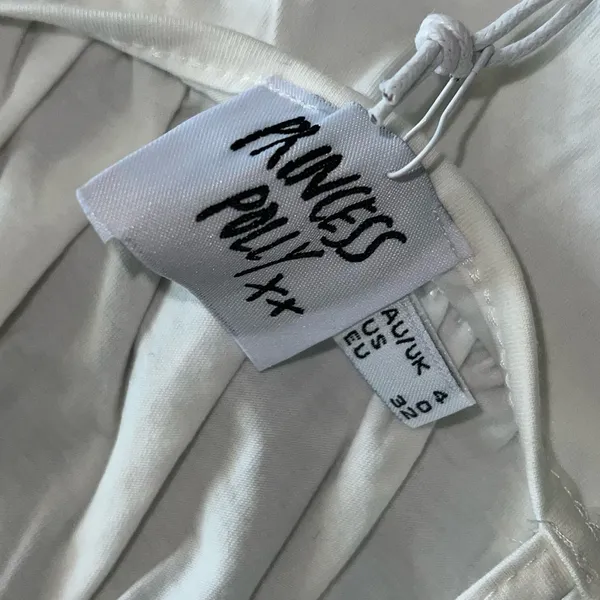 Princess Polly Tilly Top Off White Size 0 New with tag - Image 12
