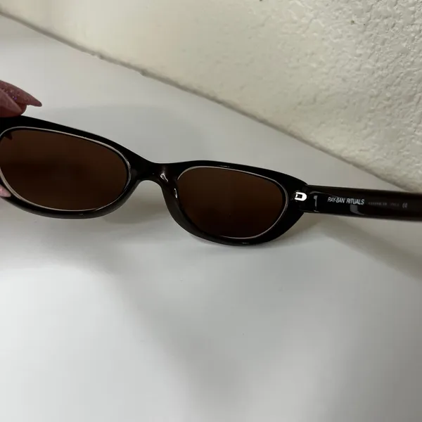 Ray-ban Rituals RB2043 W3068 Brown Cat Eye Y2K FRAMES - Vintage 90s PRESCRIPTION - Image 6