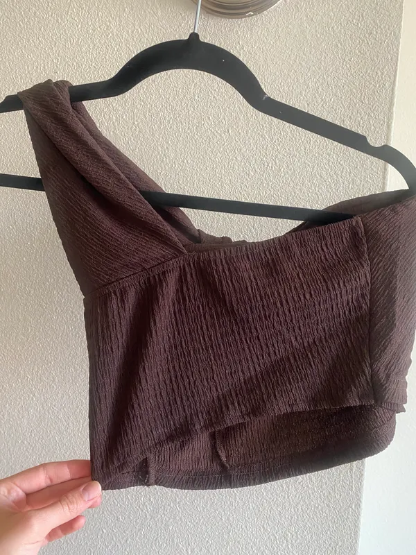 Brown Crop Top Size XS - Image 2