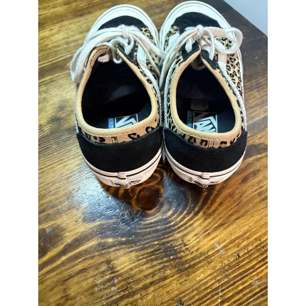 Vans Black And Leopard Sneakers‎ 7 - Image 5