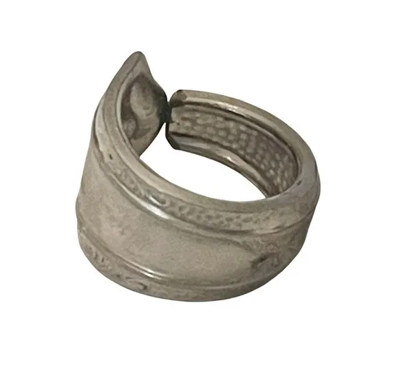 Vintage silver spoon ring - Image 3