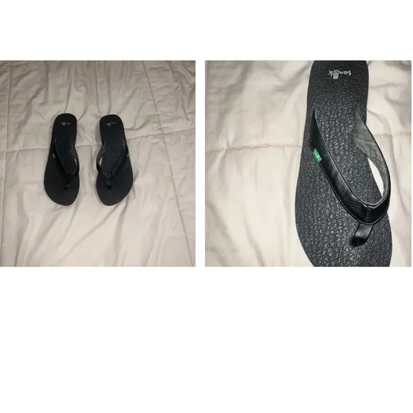 Sanuk flip flops size 6.5 women’s - Image 2