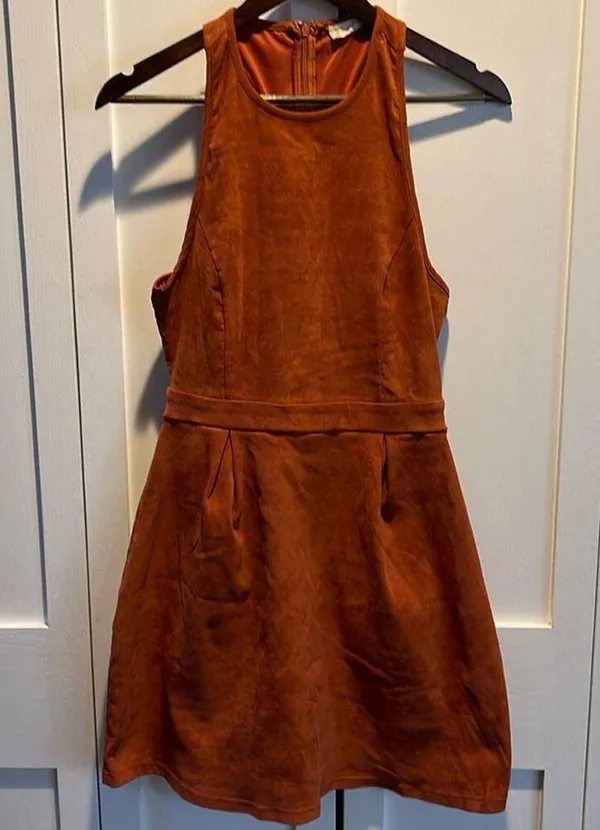 Altard State Faux Suede Festival Dress Size M - Image 2