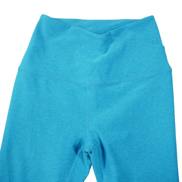 Beyond Yoga Size XS Teal Blue Spacedye Crossover High Waisted Leggings Turquoise - Image 3