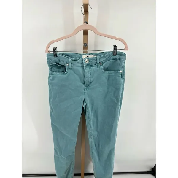 Vineyard Vines high rise straight crop Size 29 92% cotton - Image 4
