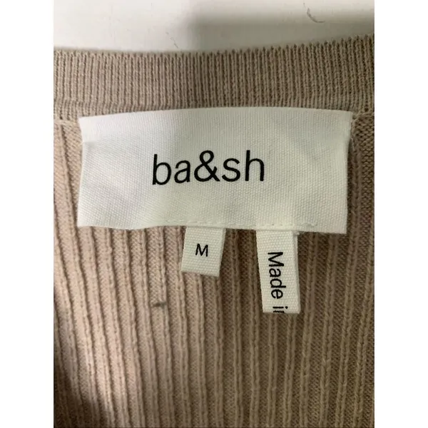 Ba&sh Kao Rib A-Line Sweater Mini Dress women's size medium - Image 4