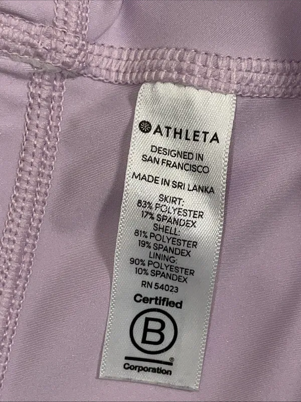 Athleta Women’s Momentum Lilac Purple Ruffle Athletic Athleisure Tennis Skort - Image 11