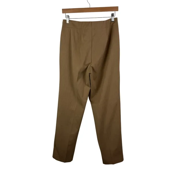 Talbots Heritage Pants Size 10L Brown Trousers‎ Straight Leg Office Career Work - Image 3