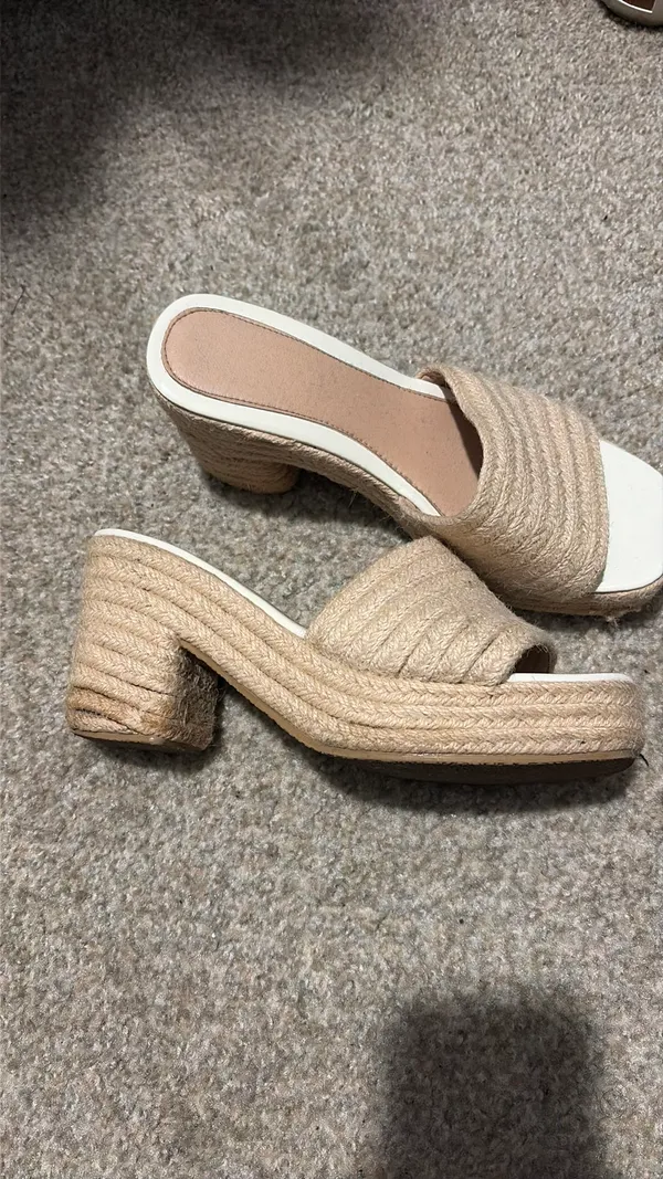 Espadrille heels Tan Size 8 - Image 3
