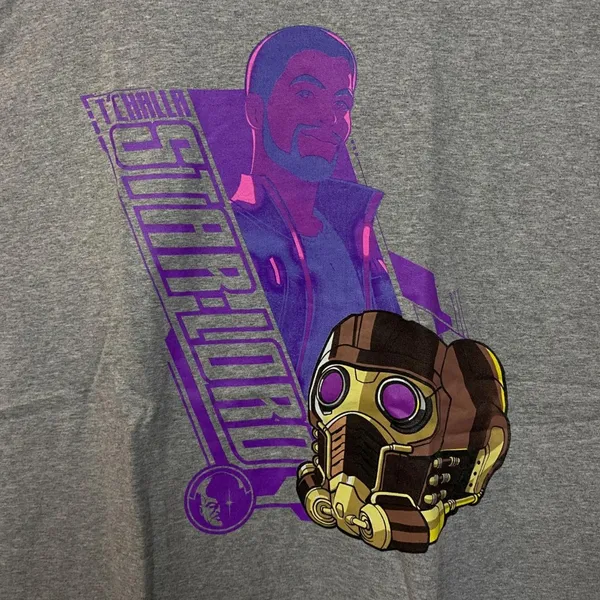Marvel What If Tchalla Was Star Lord Comic Tshirt size XL - Image 2