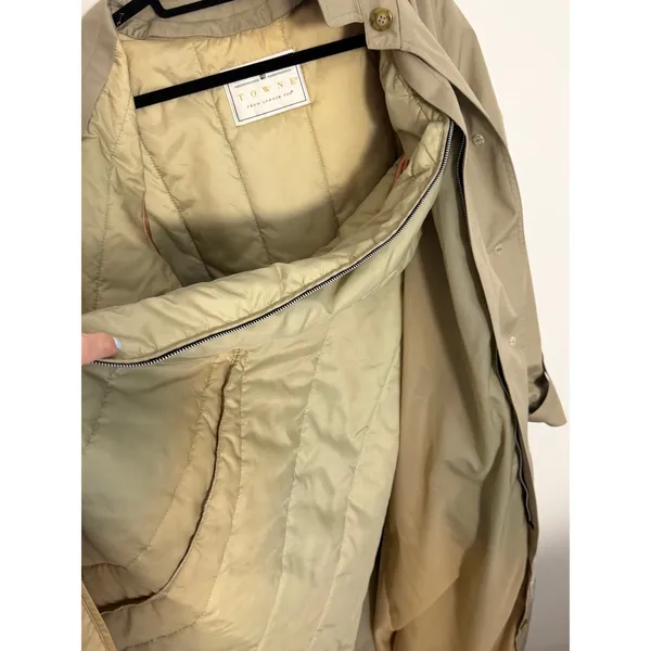 Towne From London Fog Lined Trench Coat Women's size 18 - Image 6