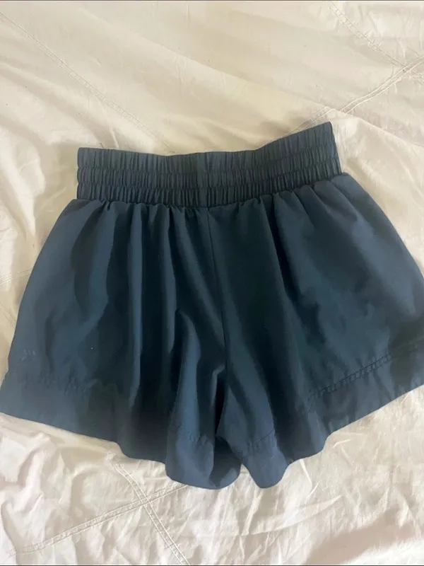 All in Motion Active Light High-Rise Shorts 3" Blue Like New - Image 2