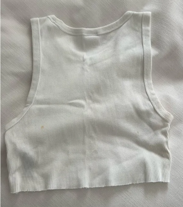 Aritzia TNA Cropped Tank Ribbed - Image 2