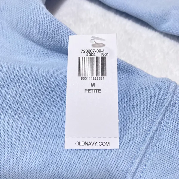 NWT Old Navy Light Blue Pullover Hoodie - Image 4