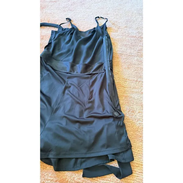 Express Black Wrap Romper Skort Adjustable Straps Size 6 - Image 12