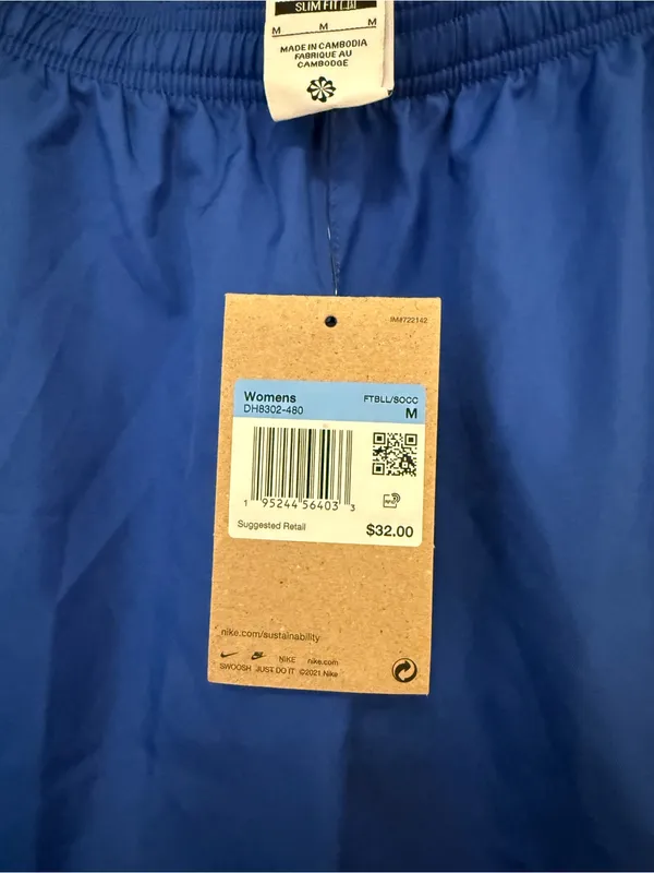 NWT Nike Women's Dri-FIT Laser V Soccer Short - Royal - Image 4