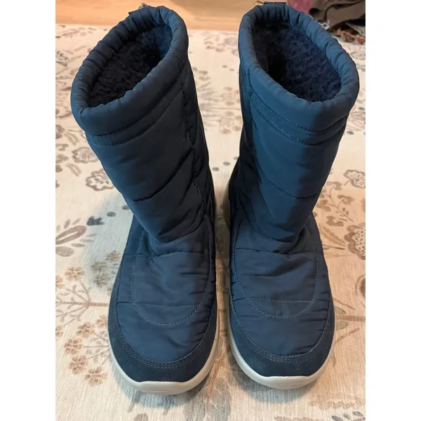 Skechers On-The-Go Joy Stay Cozy Boots - Navy Blue - Size 10 - Image 2