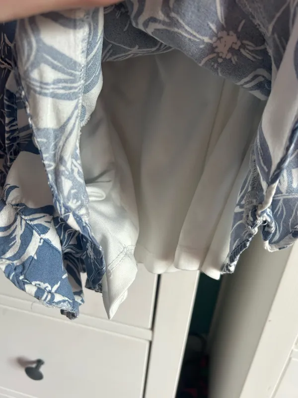 blue floral skort White Size XS - Image 2