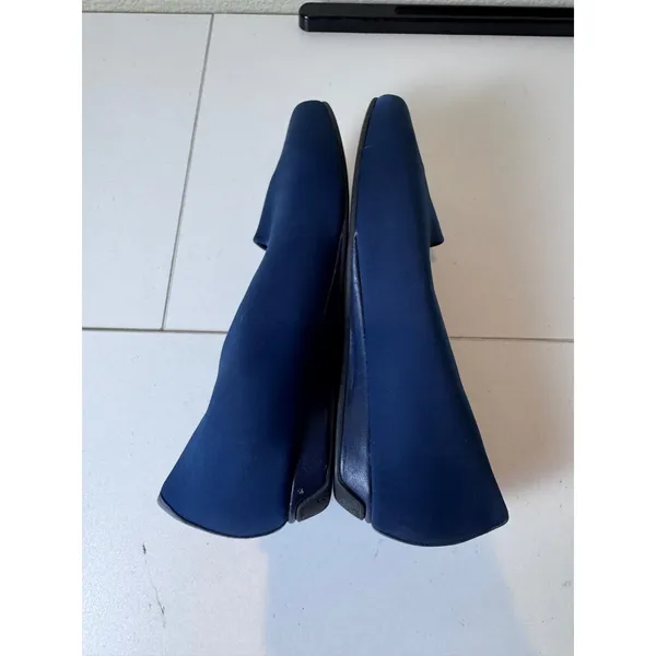 Vionic Powell Navy Blue Slip On Loafer‎ Flats Women Size 6.5 Stretch Minimalist - Image 5