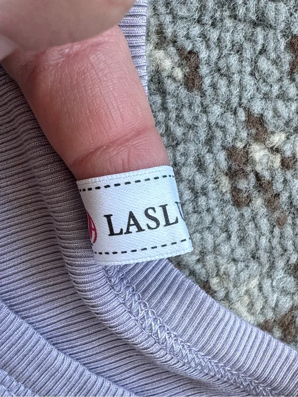 Laslulu Modal Ribbed Knit Racerback Tank Top Lavender Medium - Image 3