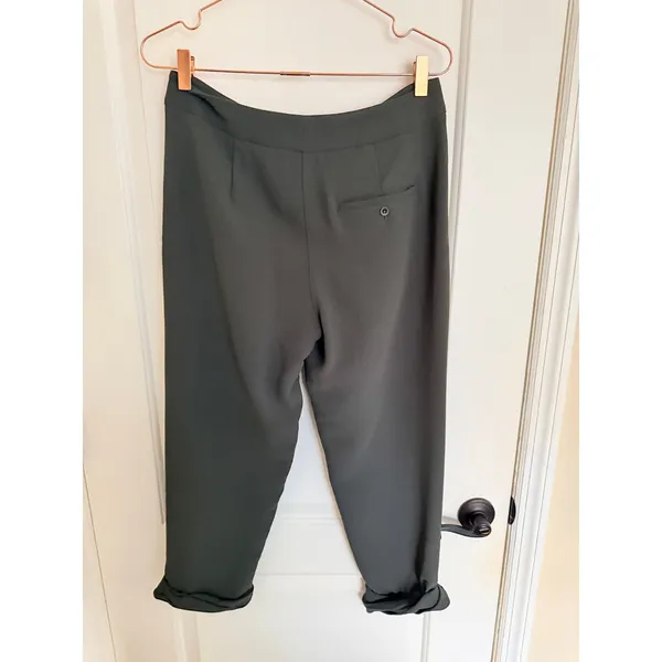 Wilfred Free Aritzia‎ Pants Women Size 4 Tie Waist Tapered Pleated Trouser - Image 6
