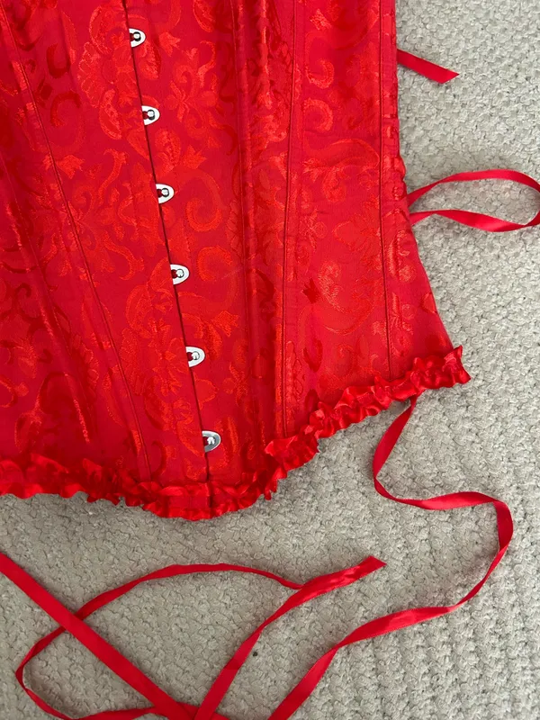 Red corset top - Image 2
