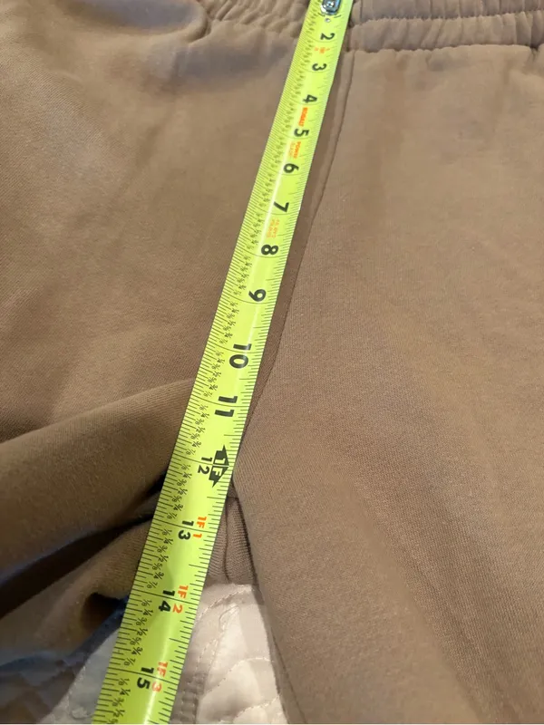 RISEN Wide Waistband Slit Wide Leg Pants color Sand women’s M - Image 10