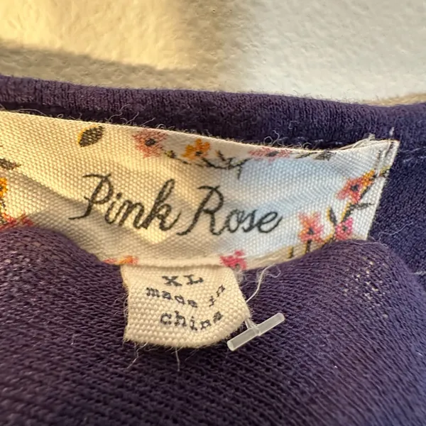Pink Rose Navy Blue Strappy Lattice Neck Sleeveless Maxi Dress XL - Image 3