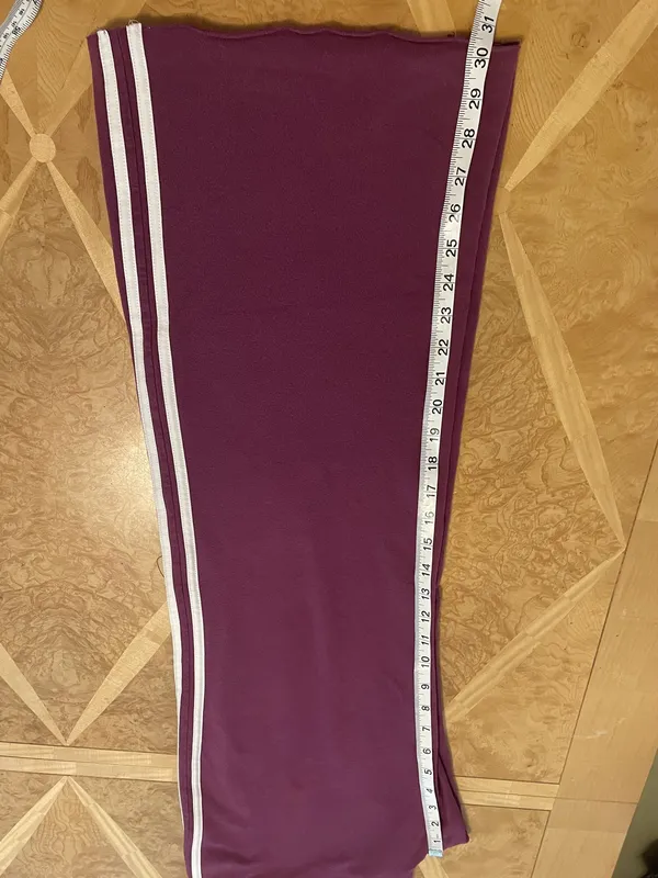 Victoria's Secret PINK Boyfriend Wide Leg Sweatpants w 86 Patch Size Large - Image 8
