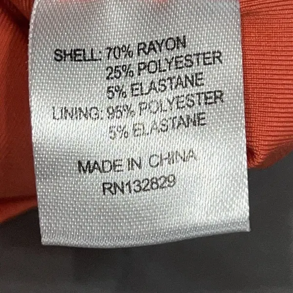 Lovers + Friends Olsen Mini Dress Coral Women Size Large Lined Sleeveless New‎ - Image 10