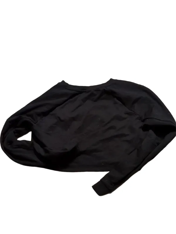 Gymshark Black Long Sleeve Crop Top Size XL - Image 5