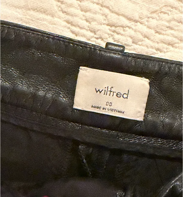 Aritzia Leather Pants - Image 4