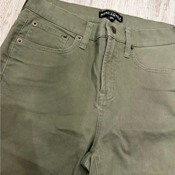 J.Crew Olive Green Skinny Pants Size 28 - Image 3
