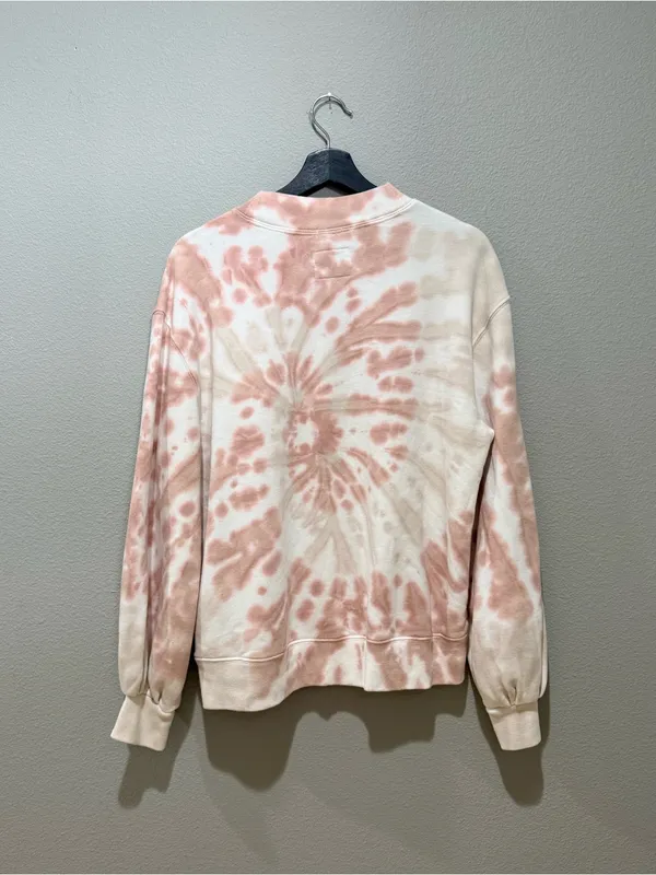Abercrombie & Fitch Pink Tie Dye Mock Neck Sweatshirt Size M - Image 2