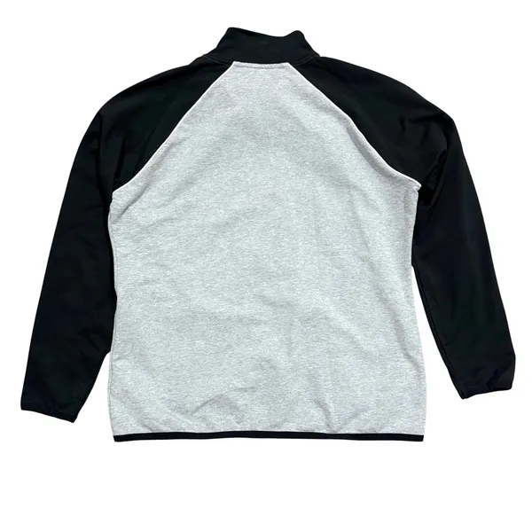 Lauren Ralph Lauren LRL Full‎ Zip Track Jacket Sweatshirt Grey Black Womens XL - Image 3